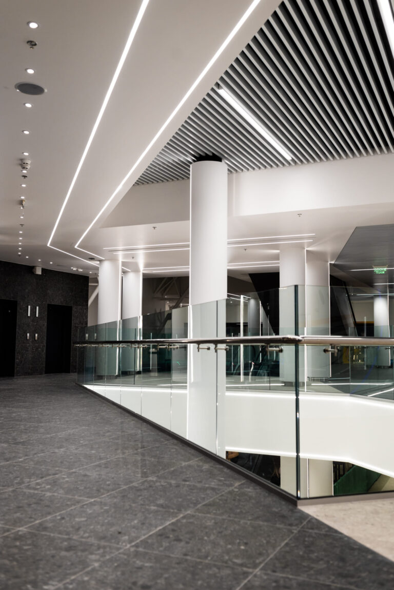 instalación de iluminación led